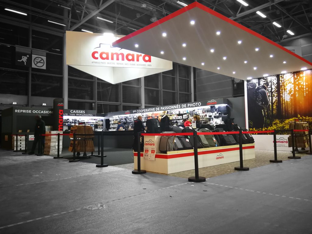 Stand sur-mesure CAMARA sur le SALON DE LA PHOTO