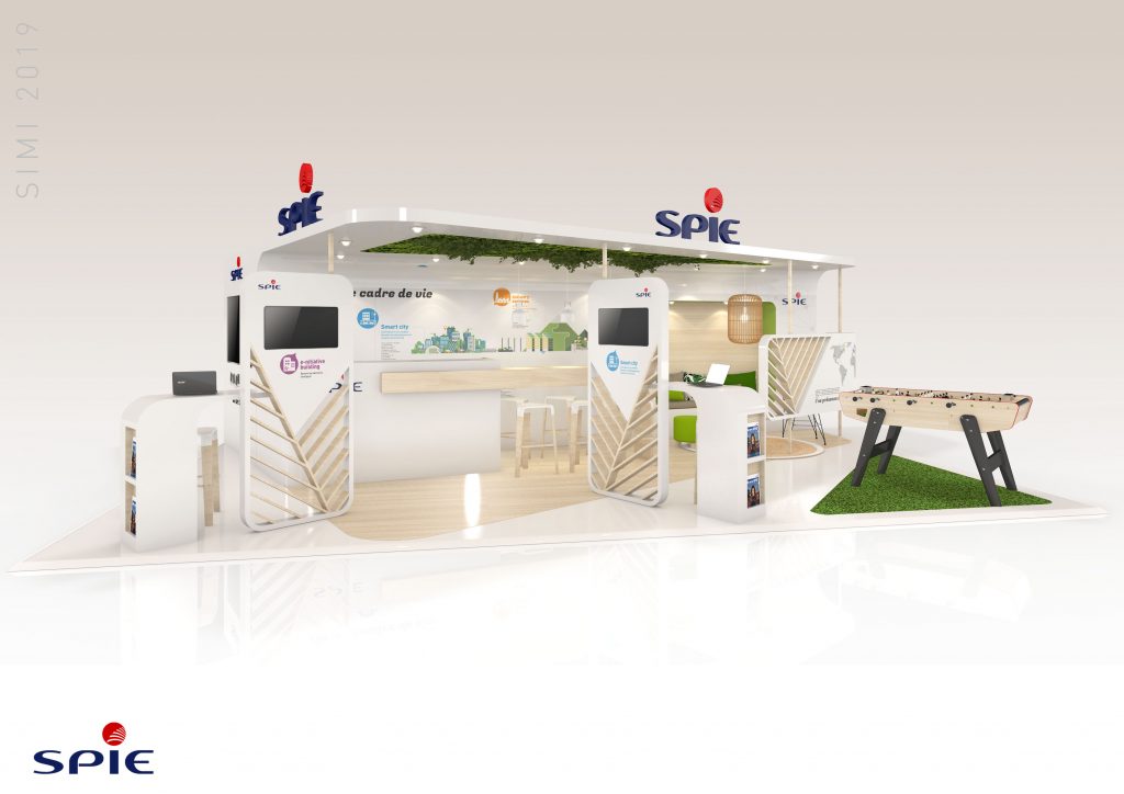 Stand sur-mesure SPIE au salon SIMI