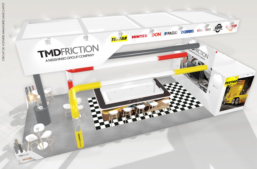 Stand sur-mesure TMD FRICTION sur Solutrans