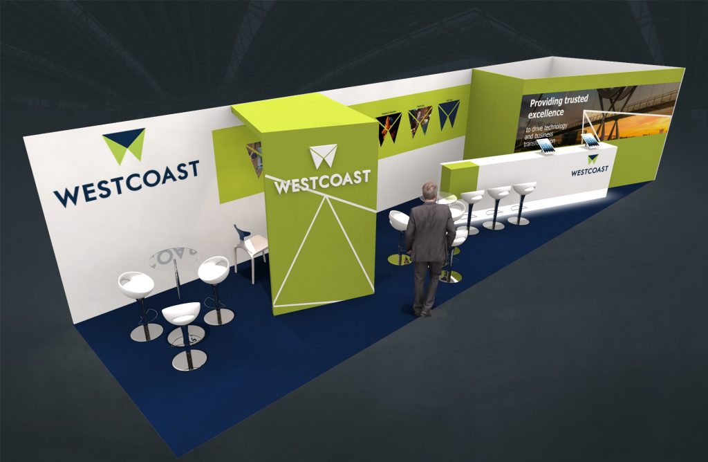 Stand sur-mesure WESTCOAST FRANCE sur IT-PARTNERS