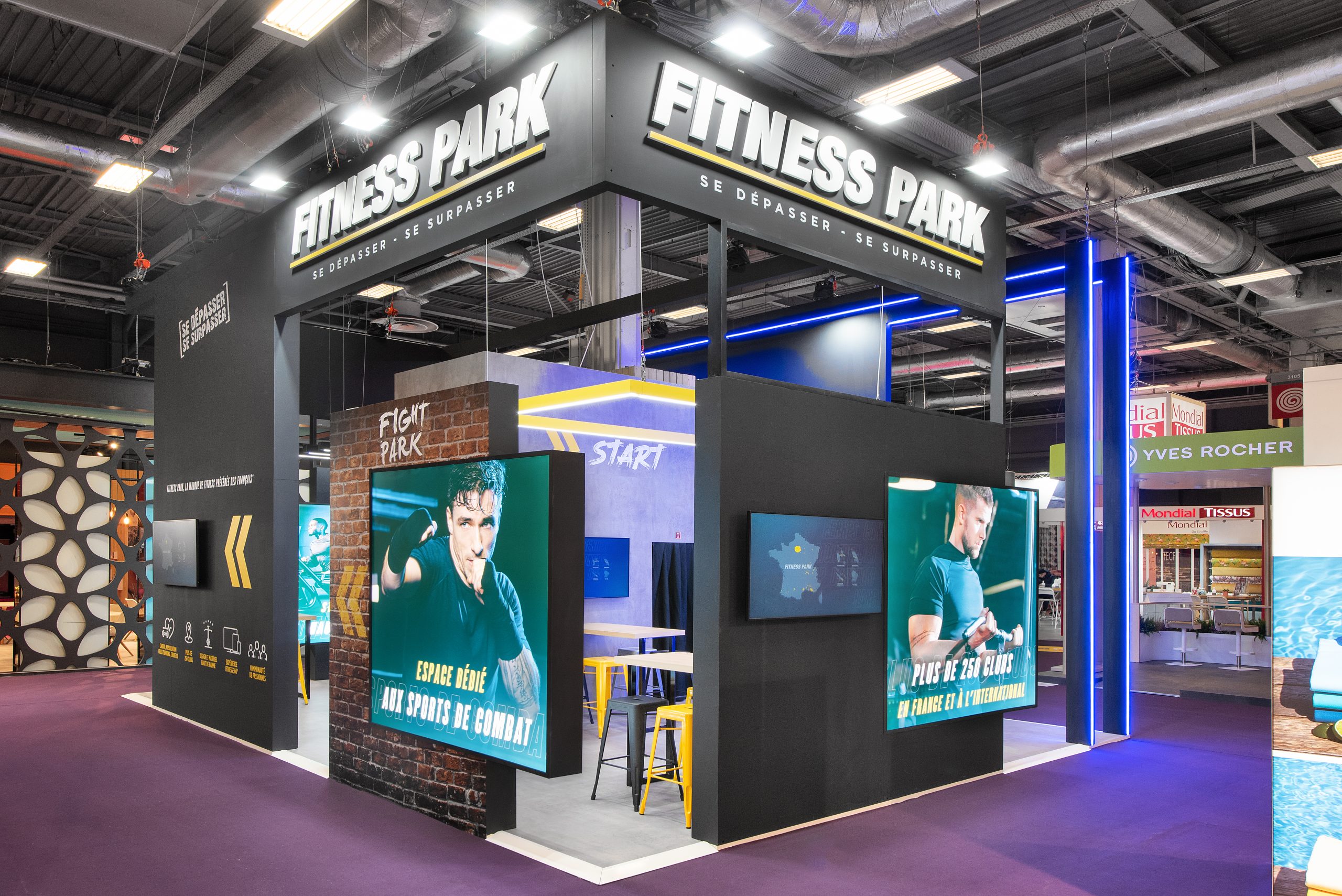 Customised Stand For FITNESS PARK At Franchise Expo