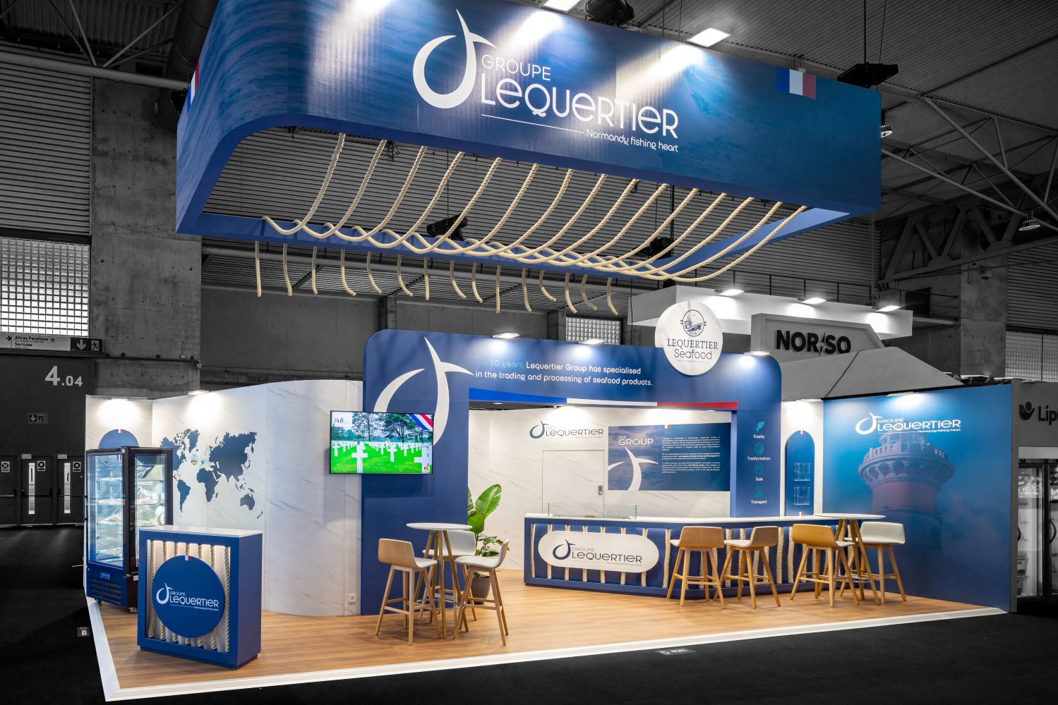 STAND GROUPE LEQUERTIER SALON SEADFOOD EXPO GLOBAL